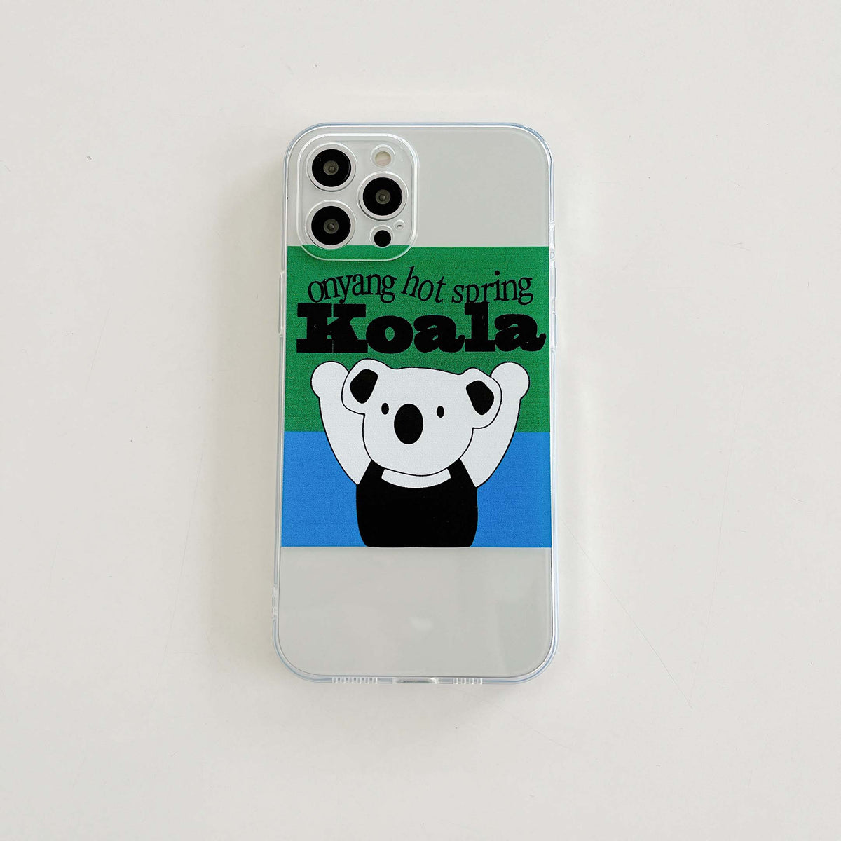 Animal Koala cartoon phone case cute cover capa for iphone xr xs max 7 8 plus x 11 12 mini pro max silicone clear conque funda