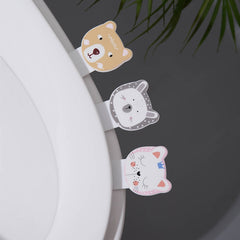 Boxi Creative Portable Toilet Lid Device Toilet Set Potty Ring Handle Home Bath Bathroom Products WC Toilet Cover Accessories