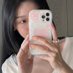 Luxury Marble Dream Shell Pattern Phone Case For iPhone 13 12 11 Pro XS Max XR X 7 8 Plus Love Heart Soft Silicone Glitter Cover