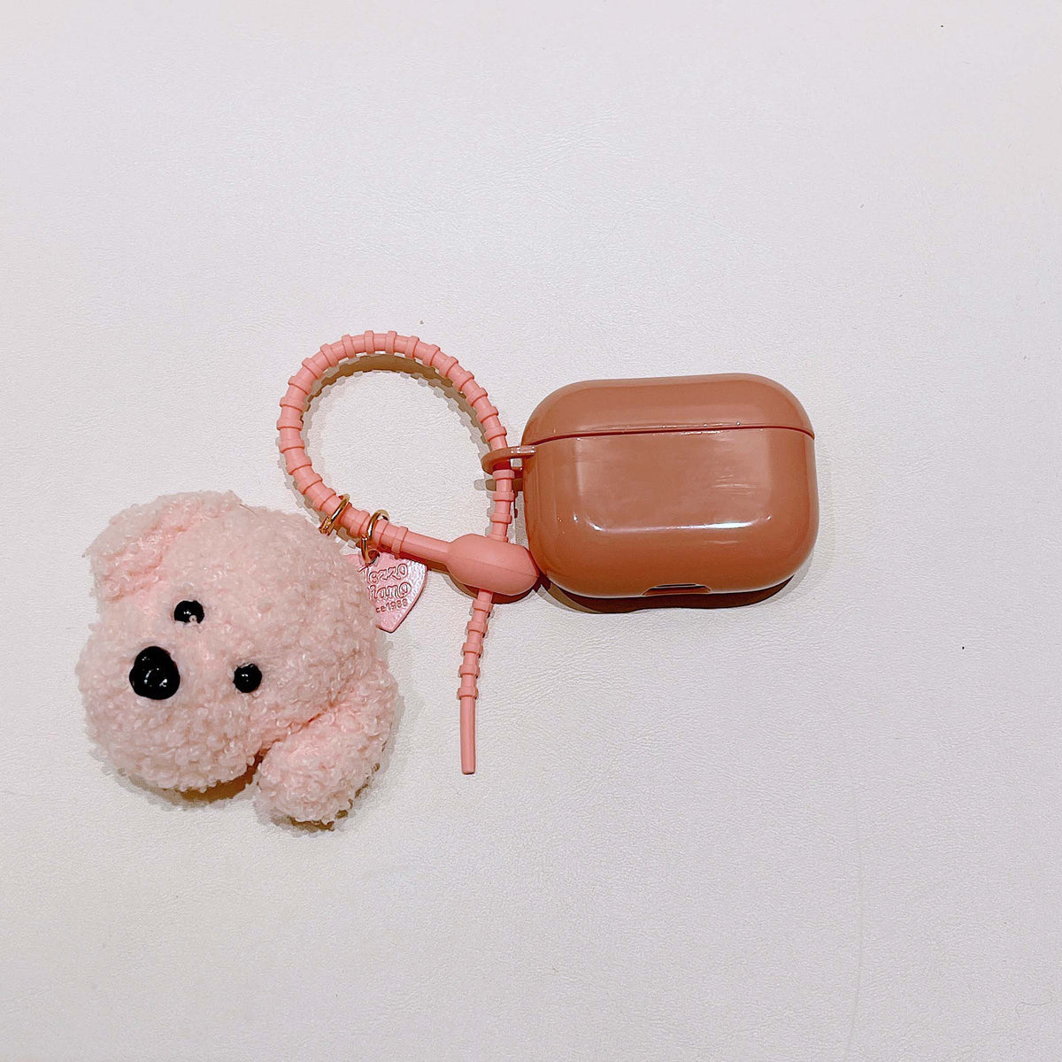 Dog pendant cute 3d earphone case for apple airpod pro wireless charging box bluetooth cover for airpods 3 2 1 cartoon cover