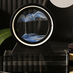 Quicksand Painting Night Light Creative Hourglass Table Lamp Ornaments for Wedding Decoration Living Room Decoration Ornaments