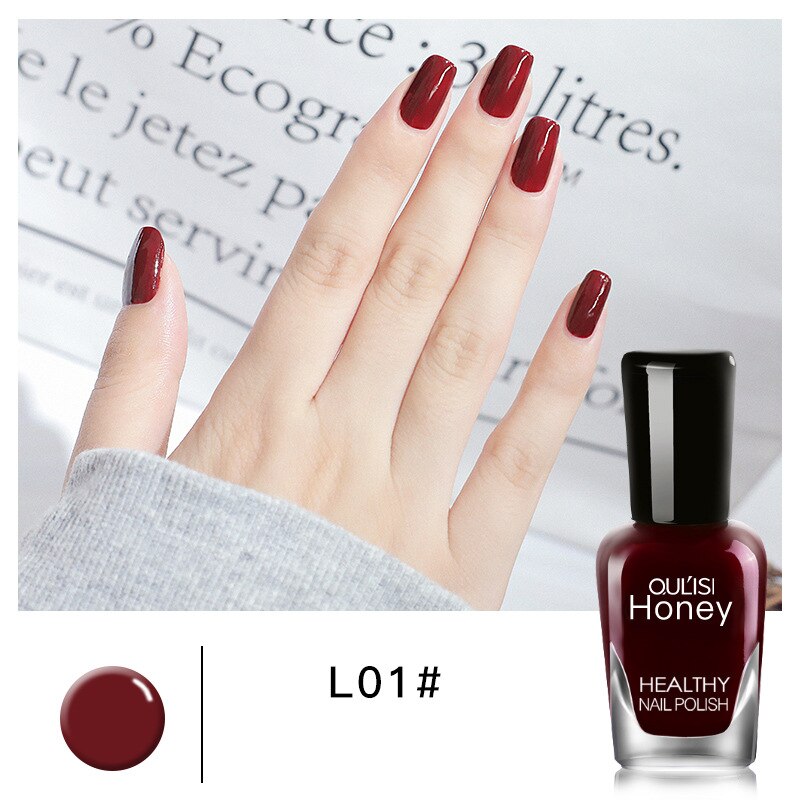 8ML Water-based Normal Nail Polishes Without Lamp Quick Drying No Bake Peel Off Nail Polish DIY Nail Art Varnishes for Manicure