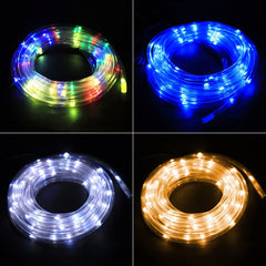 Waterproof Christmas outdoor LED string light New Year hose flexible rope light festival wedding party decoration lighting