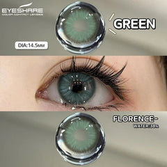 YICKYUE  Brown Colored Contact Lenses for girls Contact lenses Fashion Contacts Gray Eye Lens Beautiful Blue Pupils