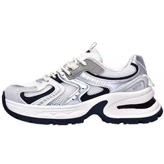 YICKYUE  -  Women's Sneakers With Platform Tennis Female Shoes Woman-shoes Thick Sole Trainers Casual Roses Fashion Heels Spring Lace-U