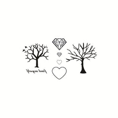 Sexy Hand-Painted Tree Waterproof Temporary Tattoo Stickers Female And Male Wrist Arm Fake Tattoo Plant Small Sticker