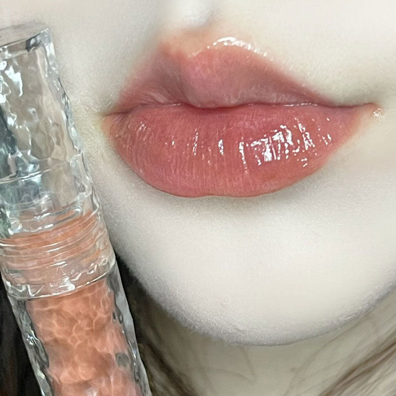Yickyue Lip Gloss Crystal Jelly Sexy Lip Glaze Water Mirror Clear LipStick Lasting No Fade Moisturizing Lip Tint Women Beauty