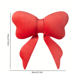YICKYUE  -  Bow Shape Throw Pillow Cute Soft Sofa Cushion Back Support Stuffed Toy for Bedroom Couch Office Home Decoration
