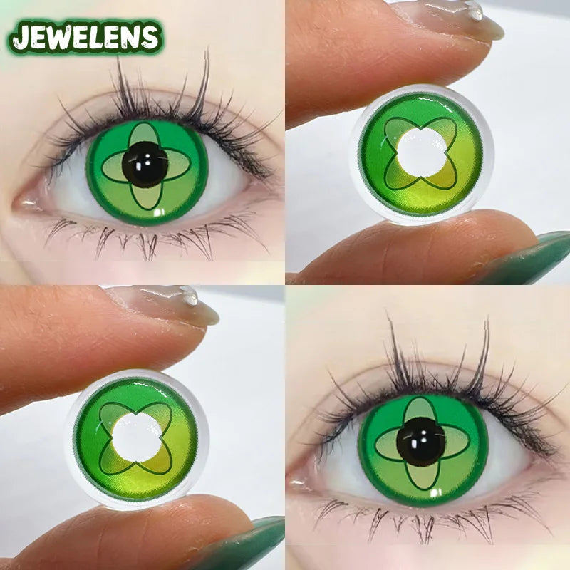YICKYUE    Color Contact Lenses Halloween Circle Lens Yearly Genshin Nahida Hutao Mavuika Cosplay