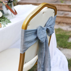 YICKYUE  -  12PCS Wedding Chair Sashes Bow Knot Ribbon Tie Band for Party Hotel Event Banquet Birthday Graduations Engagements Chair Decor