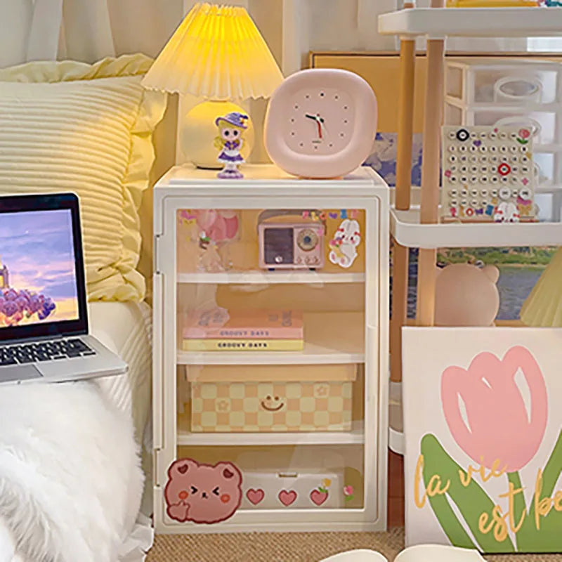 YICKYUE  -  Minimalist Bedroom Nightstand Modern Nordic Hotel Girl Night Table Cute Home Living Room Muebles Para Hogar Furniture Decoration