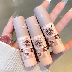Yickyue Velvet Matte Lipstick Blush Waterproof Long Lasting Lipgloss Non-Stick Cup Makeup Lip Tint Mud Cosmetic Beauty Makeup