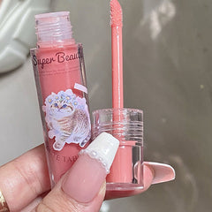 Yickyue 1/3pcs Cat Lip Gloss Lip Serum Honey Mirror Water Lip Glaze Jelly Effect Liquid Lipstick Long Lasting Shiny Lip Oil Women Makeup