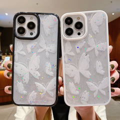 Lovebay Candy Color Dream Butterfly Cute Cartoon Clear For iPhone 11 13 12 Pro Max Mini X XS XR 7 8 Plus SE 20 Shockproof Cover