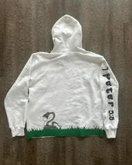Hearujoy  American Gothic trendy letter pattern oversized hoodie men's Y2K streetwear hip-hop Harajuku versatile loose couple sweatshirt