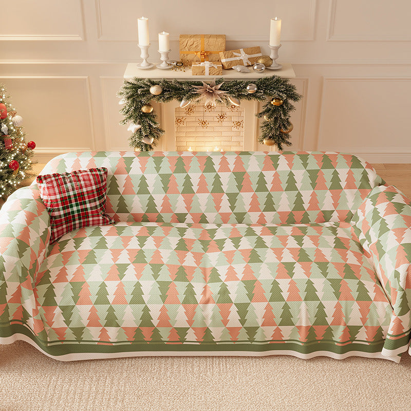 YICKYUE  -  71X102 inches Chair Christmas Couch Cover Sectional Sofa Covers for Pets Dogs Kids Living Room Sofa Blankets Furniture Protector