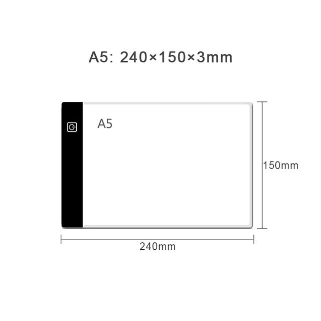 A4 Led Drawing Board 3 Level Dimmable Led Drawing Copy Pad Board Children's Toy Painting Educational Creative Gifts For Children