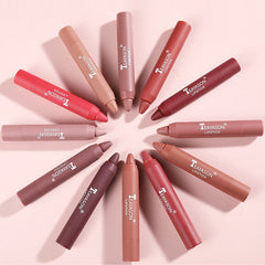 3pcs Matte Red Lipsticks Set Waterproof Long Lasting Sexy Velvet Air Lip Stick Tint Pen Makeup Cosmetics Pigment Maquiagem