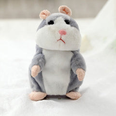 Dropshipping 15 Cm Kids Sweet Talking Hamster Speak Sound Recording Repeat Plush Kawaii Hamster Animal Toys Christmas Gift