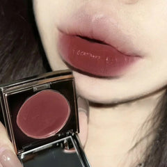 YICKYUE  -  Matte Velvet Mist Cheek Lip Mud Natural Nude Multi-purpose Blush Orange Brown Solid Lip Gloss Tint Lasting Shading Korean Makeup