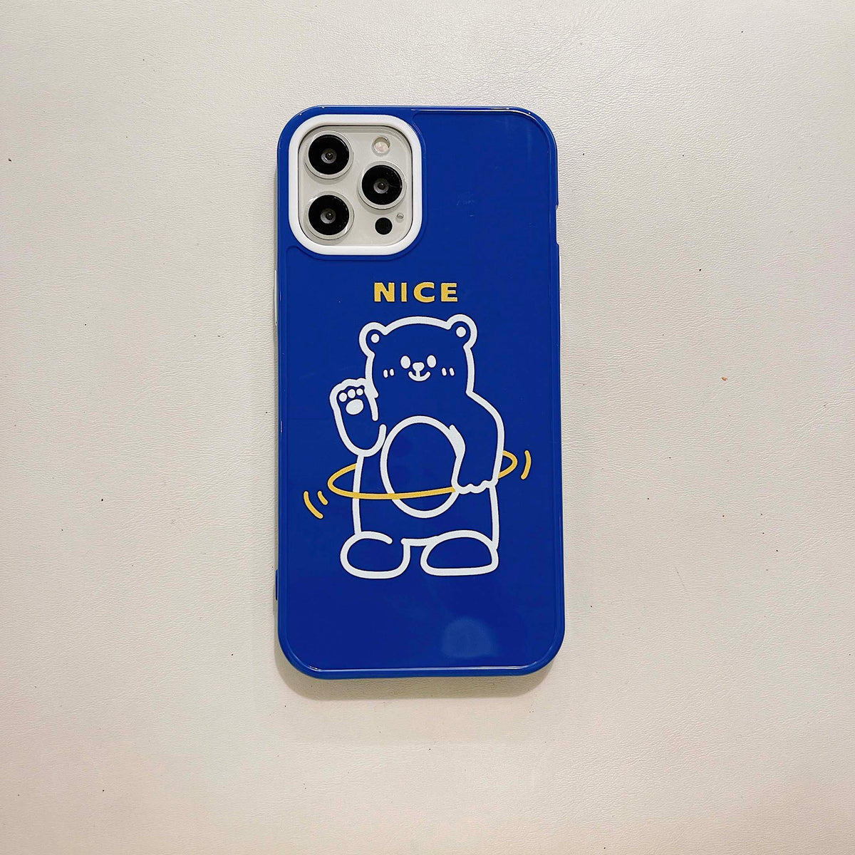 Happy nice Penguin bear cartoon lovely phone case for iphone 8 7 plus x xr xsmax 11 12 mini 13 pro max cute silicone cover