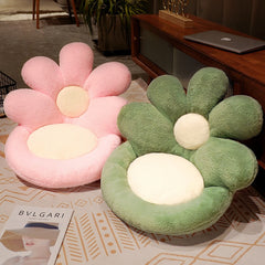 Nordic Style Nice Soft Plush Cushion Cotton Filling Flower Chair Cushion Office Cushion Sofa Floor Pillow Girl Bedroom Decor