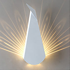 Bedside light wall lamp modern Simplicity peacock Lamps bedroom living room aisle corridor hotel wall light AC220V