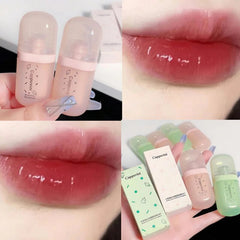Yickyue Chubby Mirror Lip Glaze Glossy Glass Lip Gloss Parity Students Toot Lip Lipstick Moisturizing Dry Lip Makeup Korean Cosmetics