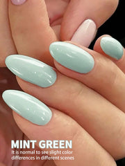 YICKYUE  -  2PCS 15ml New Popular Pink And Blue Color Gel Nail Polish Set, UV LED Soaking Nail Polish, Suitable for Home DIY