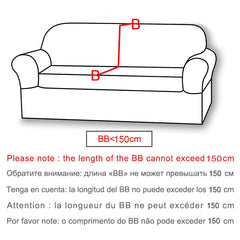 Waterproof Fabric Sofa Cover Stretch L-Shaped Corner Sofa Cover Anti-dirty Plaid Armchair Sofa Covers For Living Room Home Hotel