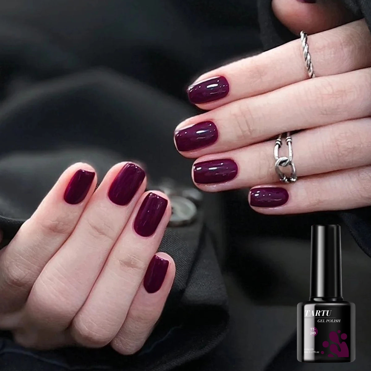 YICKYUE  -  8ml Gel Nail Polish Purple Red Gray Burgundy Nails Art Soak Off UV/LED Manicure Beautylux Vernis Semi Permanent Esmalte