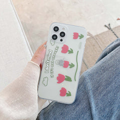 Smiley flower phone case for iphone 11 12 pro max mini xs max xr x 7 8 plus se  shockproof cases cute original diy cover