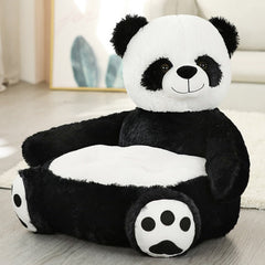 Children's plush sofa seat Teddy bear panda varietys  cartoon shapes Cute mini Home furniture Creative holiday birthday gift