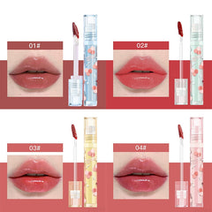 Yickyue Hot Mirror Lipstick Glitter Sexy Lip Plumper Long Lasting Shiny Lip Gloss Lip Tint Makeup Moisturizing Lipgloss Shimmer Cosmetic
