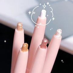YICKYUE  -  Sequin Eyeshadow Pencil Waterproof Diamond Glitter Highlighter Stick Pearl White Silkworm Eyeliner Pen Korean Makeup Cosmetics