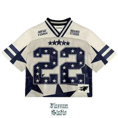Hearujoy  Y2K T Shirt High Quality Street Jersey Quick Dry Breathable Mesh College Sports Wear Men Women Oversized Football Training Wear