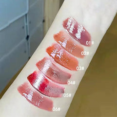 YICKYUE  -  Lasting Lip Plumper Lipglaze Mirror Glass Water Glossy Lipgloss High Color Moisturizer Lip Tint Lipstick Lips Makeup Cosmetics