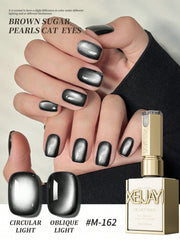 YICKYUE  -  1Pc 15ML Black Cat eye Nail Gel Semi Permanent Nail Art Soaking UV LED Nail Salon DIY Nail Salon Gel For women