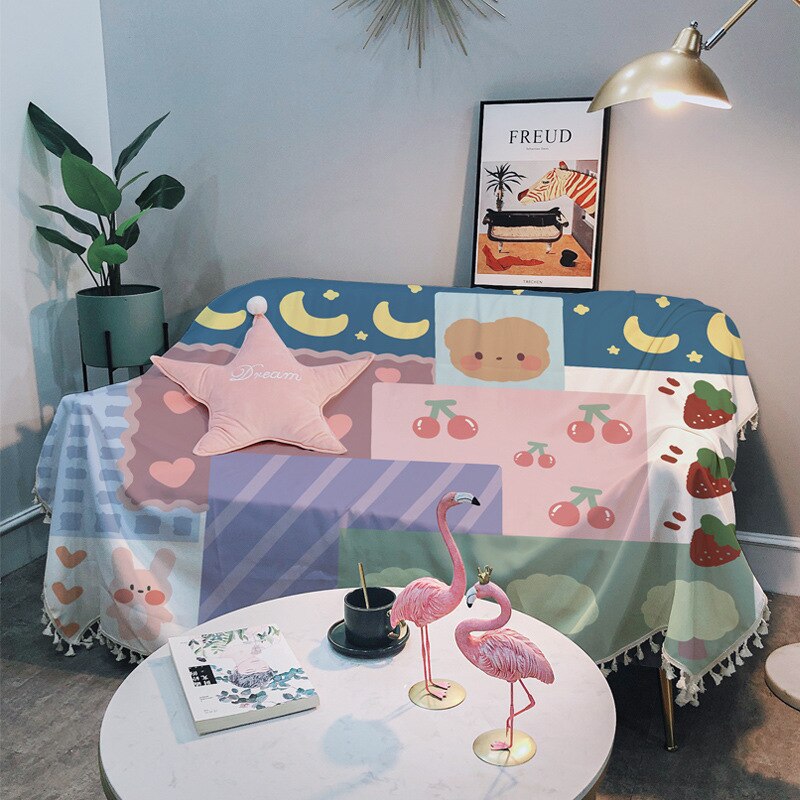 Cartoon kawaii blanket living room modern decoration cute sofa towel child Anime blanket for beds sofa cover cushion bed spread
