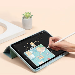 GeekShare New iPad Pro Protective Case Cute Cartoon Full Cover Hard Shell For iPad Pro Waterproof Anti-fall Cases With Pen Slot