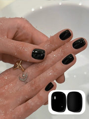 YICKYUE  -  1pc 15ml Pure Black Gel Nail Polish Starter Pure Soak Off No Wipe Nail Gel Polish Suitable For All Seasons
