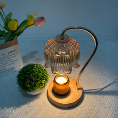 YICKYUE  -  American Design Table Lamp Smokeless Temperature Regulating Retro Night Light Aromatherapy and Wax Melting Lamp