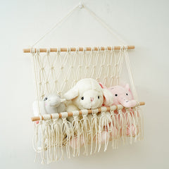 Nursery Toy Macrame Shelves Organizers Storage Boho Home Decor Display Stand Shelf for Kids Living Room Bedroom Decoration Gift