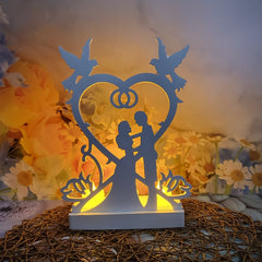 YICKYUE  -  Love Wedding Mold Plugin Decoration Gypsum Mold Diy Silicone Mold