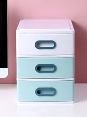 Office Desktop Storage Box Small Drawer Office Desk Sundries Cosmetics Plastic Box Multi-Layer Storage Box storage