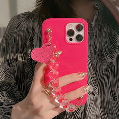 Ins love bracelet phone case couples cover for iphone 11 12 pro max mini 7 8 plus se 2020 xsmax x xr soft silicone cute capa