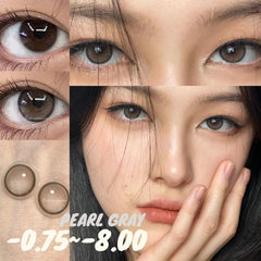 YICKYUE  1Pair Natural Lenses Contact Lenses for Eyes Lenses Fog Pearl Eye Lenses Korean Y2K Lenses