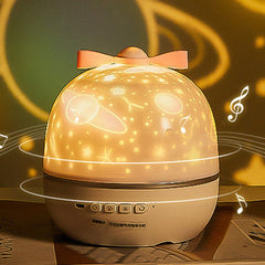Star Light Projector Night Light Children's Toy Girl Starry Bedroom Night Light Romantic Rotation Happy Birthday