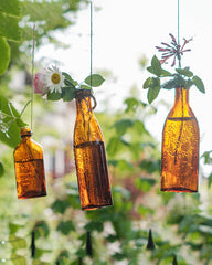 Amber Glass Vase