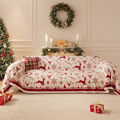 YICKYUE  -  71X102 inches Chair Christmas Couch Cover Sectional Sofa Covers for Pets Dogs Kids Living Room Sofa Blankets Furniture Protector